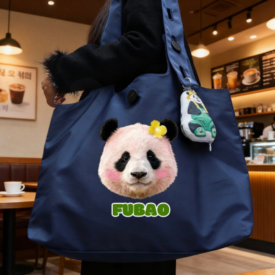 福宝周边单肩包斜挎包大容量托特包上课通勤女包