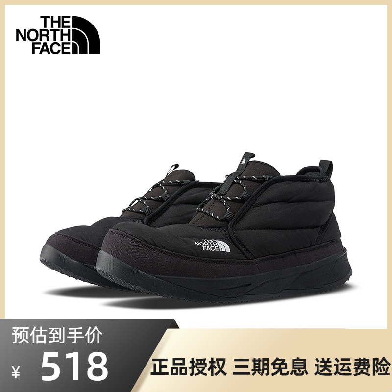 北面休闲鞋男秋冬TheNorthFace户外运动防滑保暖抓地耐磨保暖鞋