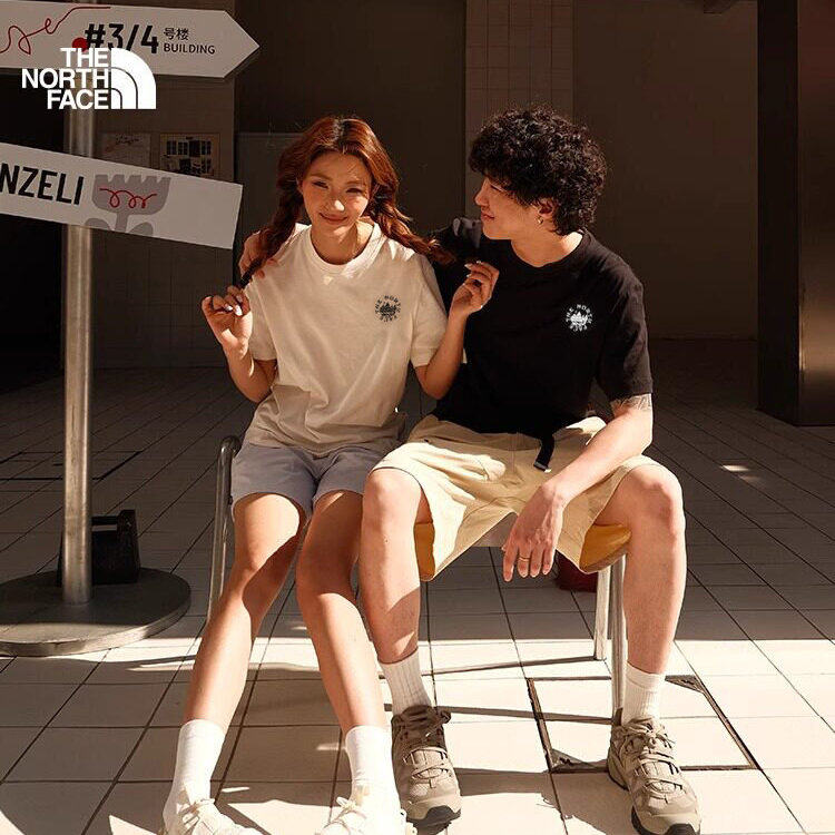 TheNorthFace北面短袖男女26情侣新款棉质T恤休闲运动半袖8GVG