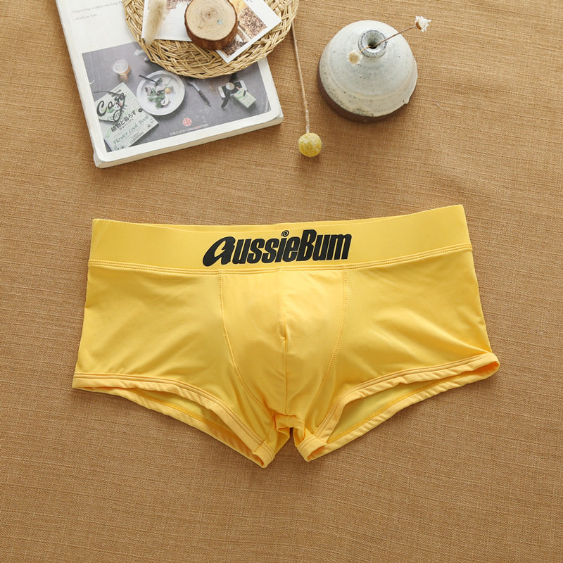 男士内裤牛奶丝舒适运动型平角裤 AUSSIEBUM-M218
