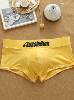 男士内裤牛奶丝舒适运动型平角裤 AUSSIEBUM-M218