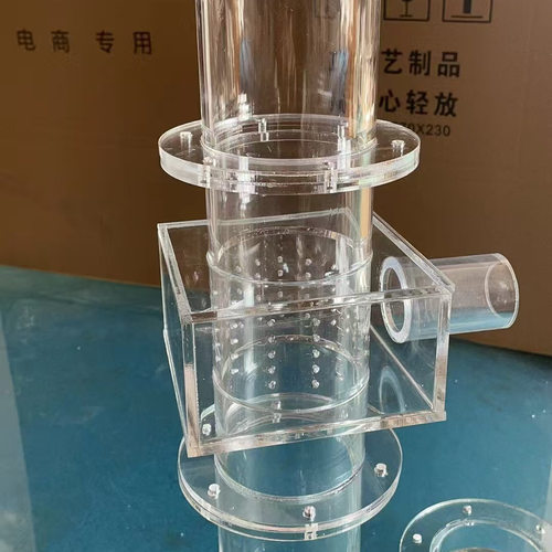 圆桶带盖封底法兰定制有机玻璃管