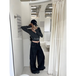 柔软入秋 针织毛衣开衫 十一石 羊毛短款 外套 女早秋款 正肩连帽长袖