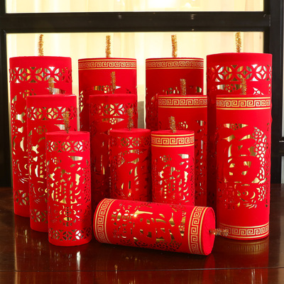 新年坐炮2026马年摆件商场酒店大堂银行堆头装饰年会春节布置鞭炮