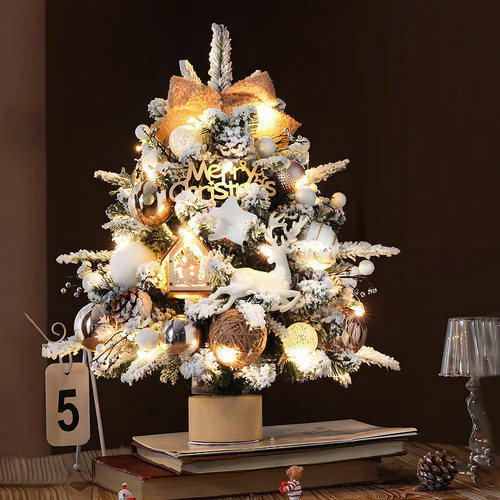 圣诞树家用桌面装饰品场景布置