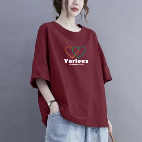 纯棉t恤女夏装爆款大码短袖洋气减龄休闲时尚体恤衫宽松半袖上衣