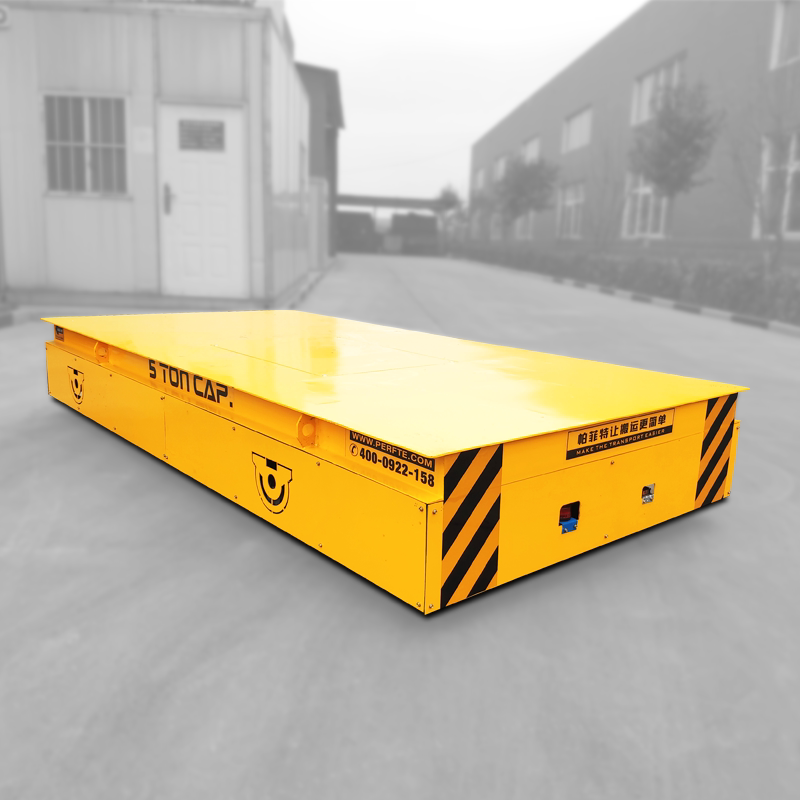 铝水包运输车升降式轨道车升高液压搬运车两轮大型电动平板车