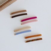 打破清冷多元 彩色小巧细条一字夹侧边刘海夹少女感碎发夹前额对夹