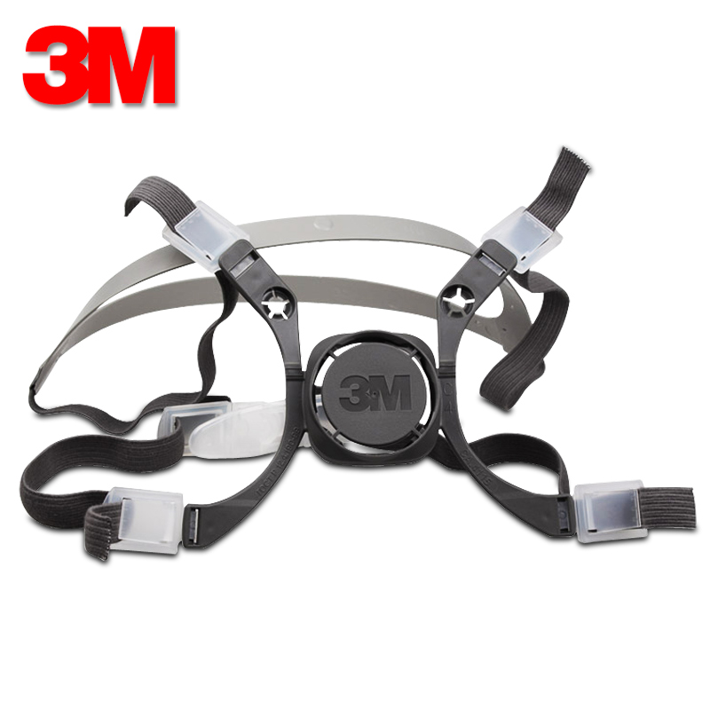 3M 6281头带组合6200 工业防护防毒面具配件 防尘面具头戴