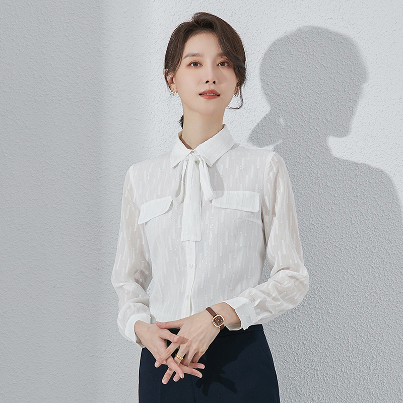 诗璐雅女士气质通勤职业百搭上衣