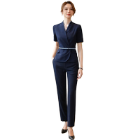 詩(shī)璐雅職業(yè)裝套裝女高級(jí)感修身夏