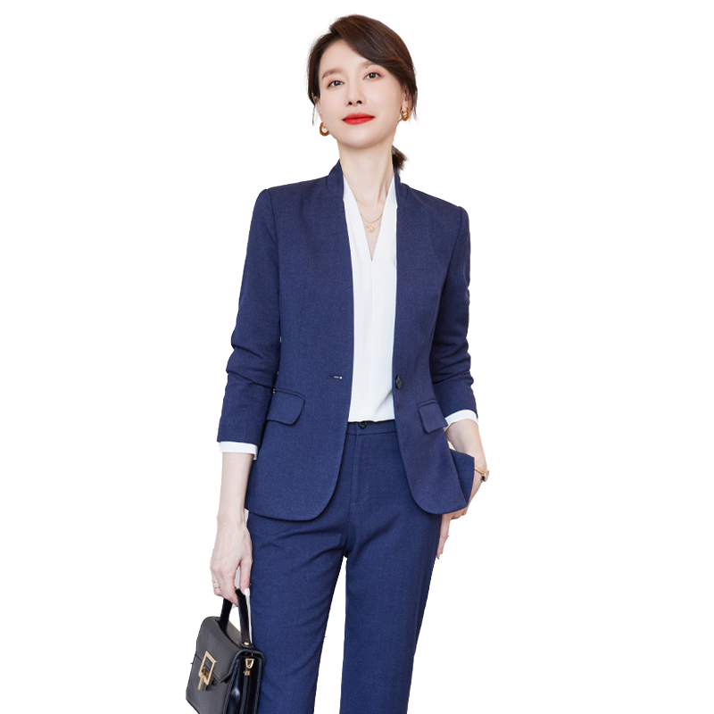 诗璐雅高端气质职业装西装套装女