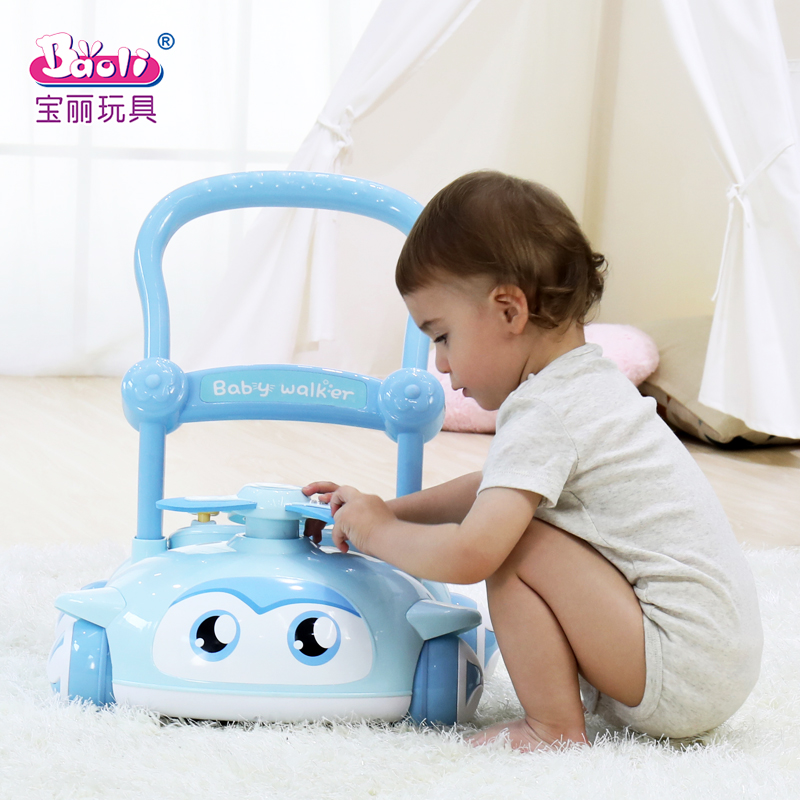 Baoli玩具宝宝学步车手推车婴儿学走路助步防侧翻6-18个月婴幼儿5