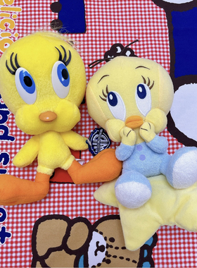 中古玩偶绝版小翠崔弟Tweety翠儿公仔正版布偶非挂件不退换