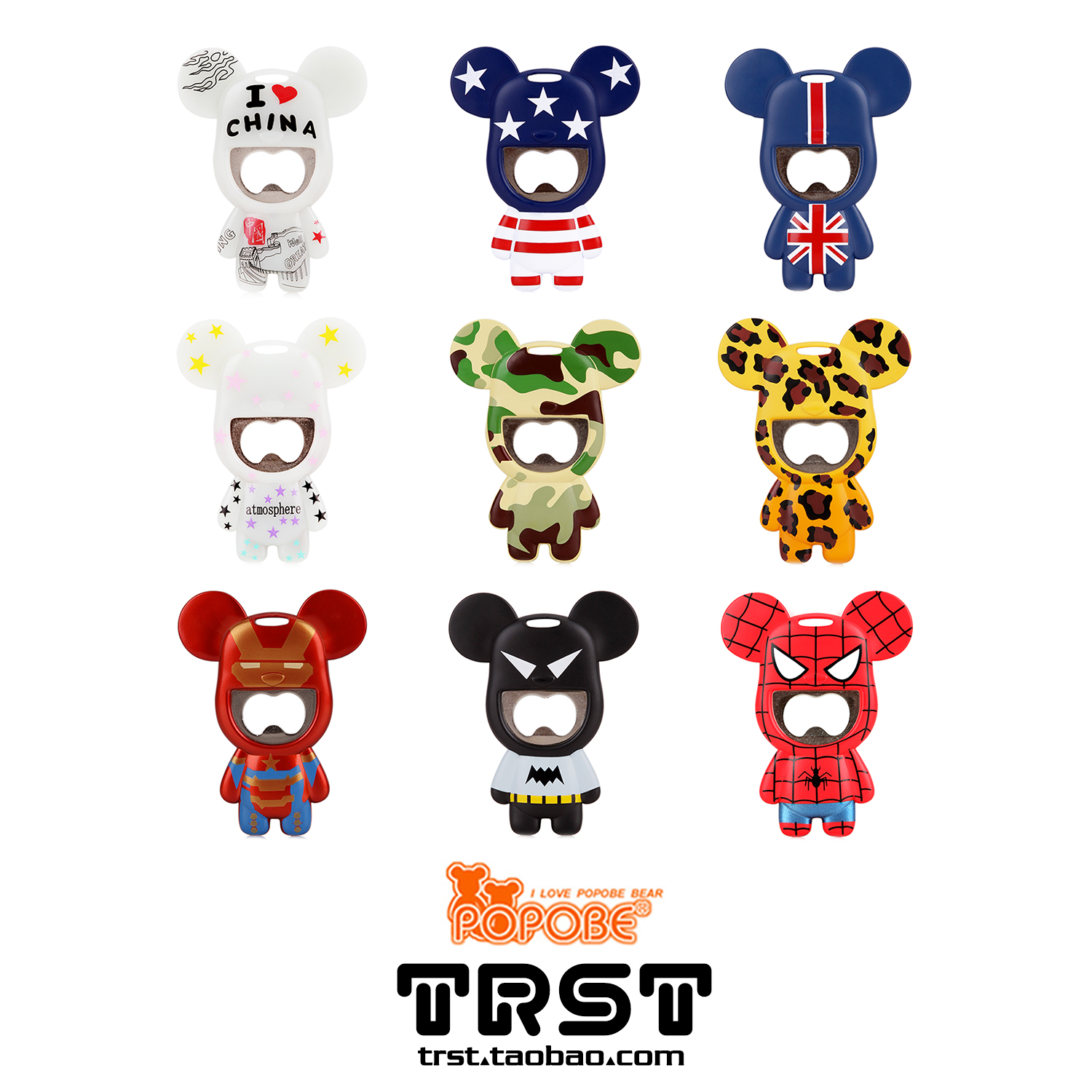 暴力熊外形的开瓶器哦，而且还可以做冰箱贴，可爱又实用