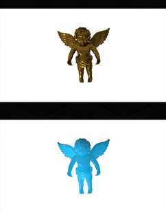 天使雕像rhino犀牛代建模雕塑设计3d素材模型库3dm工业参数化制作