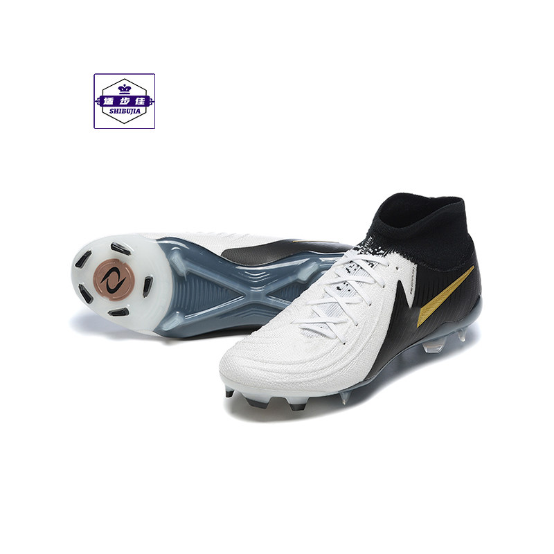 高帮足球鞋透气针织FG长钉天然草地训练鞋防滑减震成人比赛运动鞋