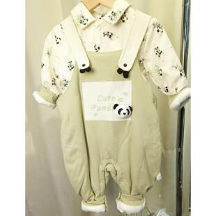 叮当乐园孤品清仓薄棉套装背带两件套外套三件套外出服保暖可