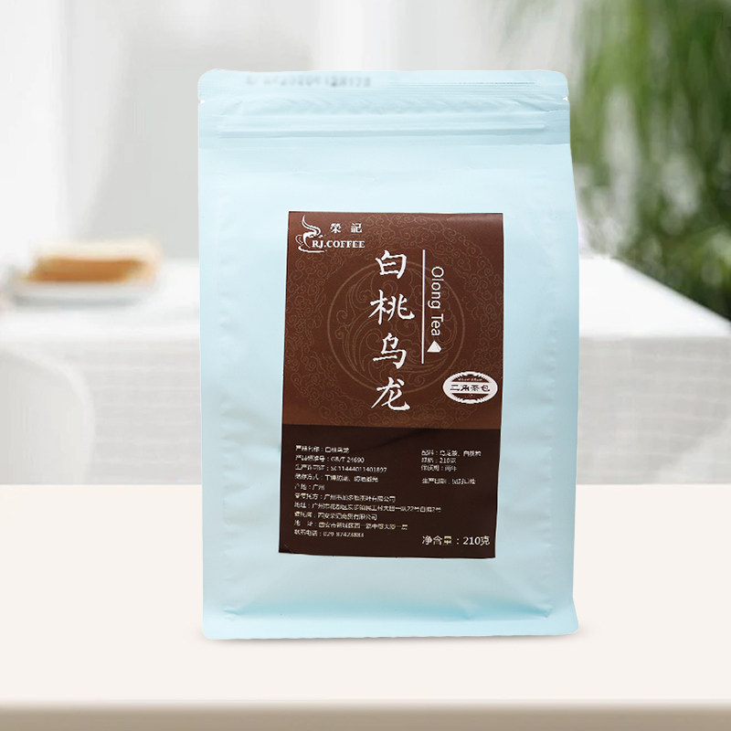 荣记白桃乌龙茶210g丝绸三角