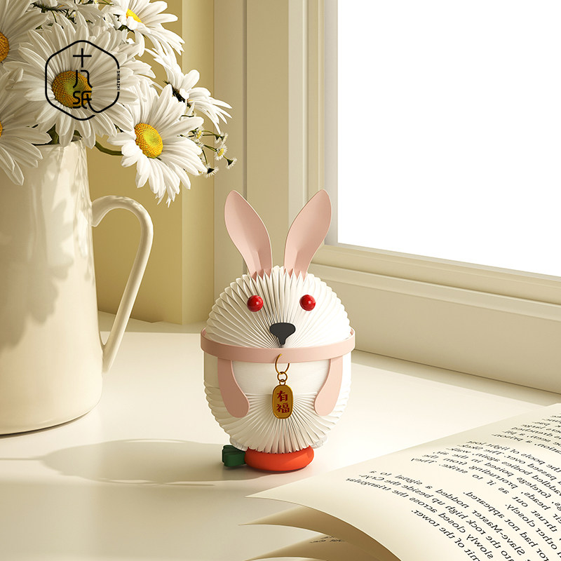 eighteen paper toy rabbit furnishing articles十八纸玩具摆件