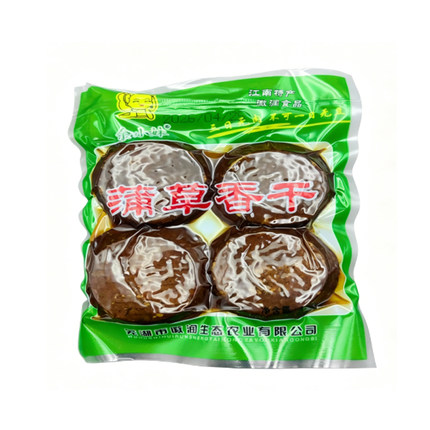 芜湖南陵特产蒲草香干农家手工豆腐干即食下酒菜真空包装4 片一袋