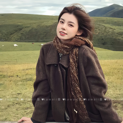 大西北旅游文艺碎花围巾