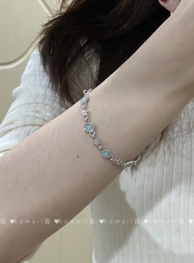 新中式清冷感仿翡翠手链