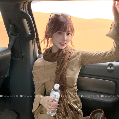 复古文艺民族风棉麻丝巾