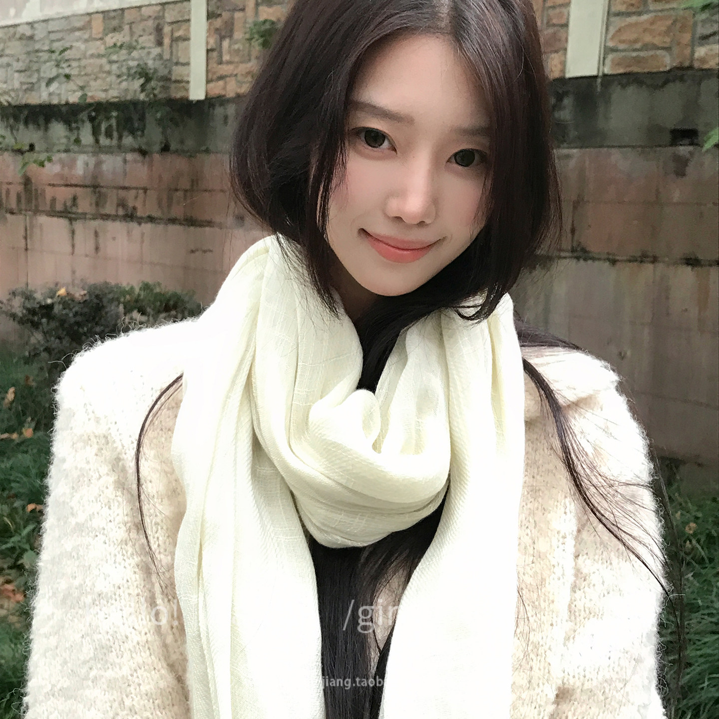 文艺复古棉麻米白色围巾秋冬故事感纯色披肩云南大理百搭简约围脖,服饰配件/皮带/帽子/围巾,围巾/丝巾/披肩,淘宝优惠券,粉丝福利购,淘宝优惠卷