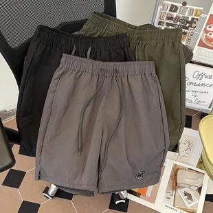 潮流百搭四分褲 美式 休閑戶(hù)外運(yùn)動(dòng)速干短褲 男士 網(wǎng)眼里布 帥氣沙灘褲