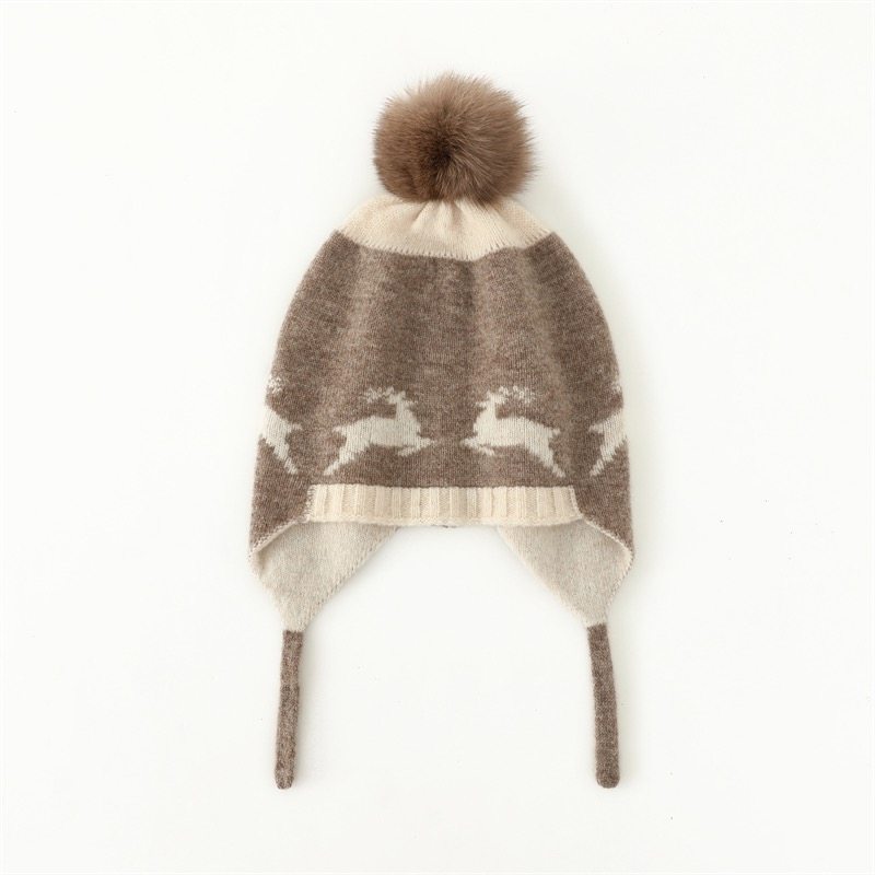 秋冬100%纯羊毛针织儿童帽子毛球护耳保暖男女提花麋鹿宝宝包头帽,服饰配件/皮带/帽子/围巾,围巾/丝巾/披肩,淘宝优惠券,粉丝福利购,淘宝优惠卷