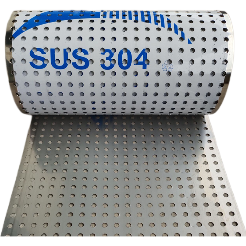 加厚304不锈钢冲孔板阳台防盗窗垫板坠落防护栏防漏网不锈钢筛网