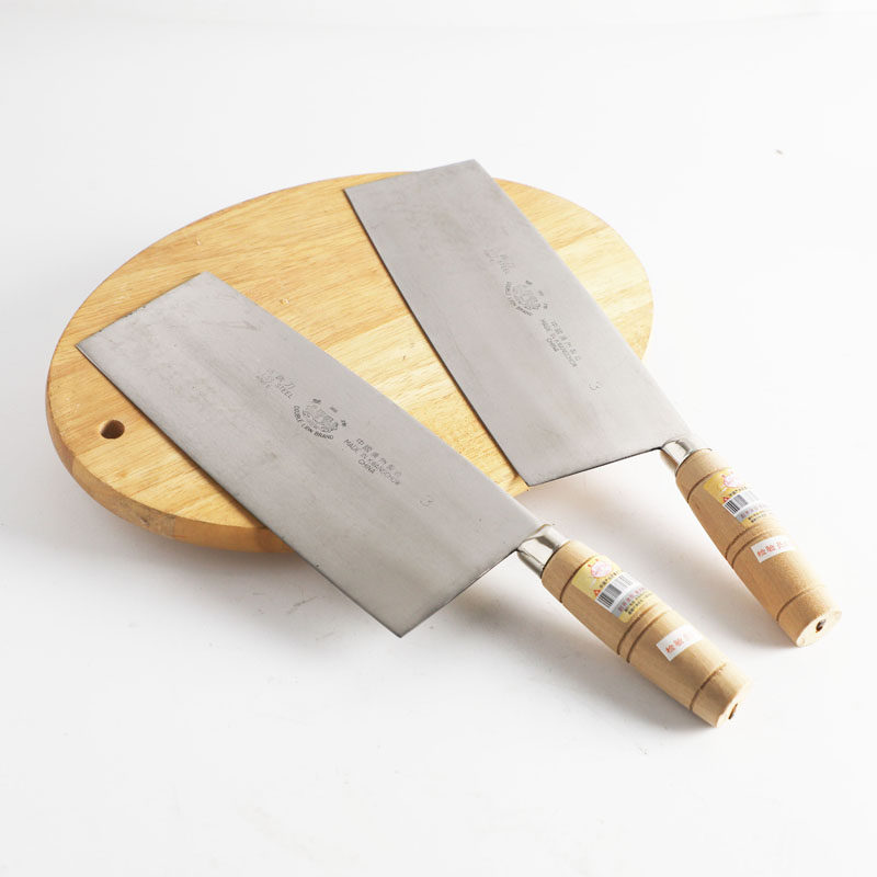 广州双狮肉片刀不锈钢牛肉刀3号4号牛肉切片刀木柄小片刀超薄刀刃