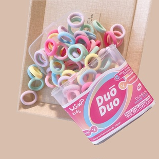 木马天空儿童发圈女童扎小揪揪皮筋宝宝头绳不伤发高弹力发绳头饰