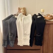 女童打底裤 袜纯棉小女孩中大童冬天加厚 儿童连裤 秋冬季 加绒加厚款