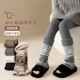 宝宝袜套绒一体加厚裤 女童冬季 子 韩版 洋气打底裤 裤 子儿童过冬新款