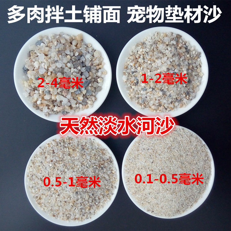 天然河沙养花细沙多肉种植沙土乌龟冬眠沙鱼缸沙子建筑沙水族沙石