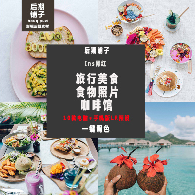 INS风博客美食静物美食家Lightroom预设+手机版LR预设安卓iOS滤镜