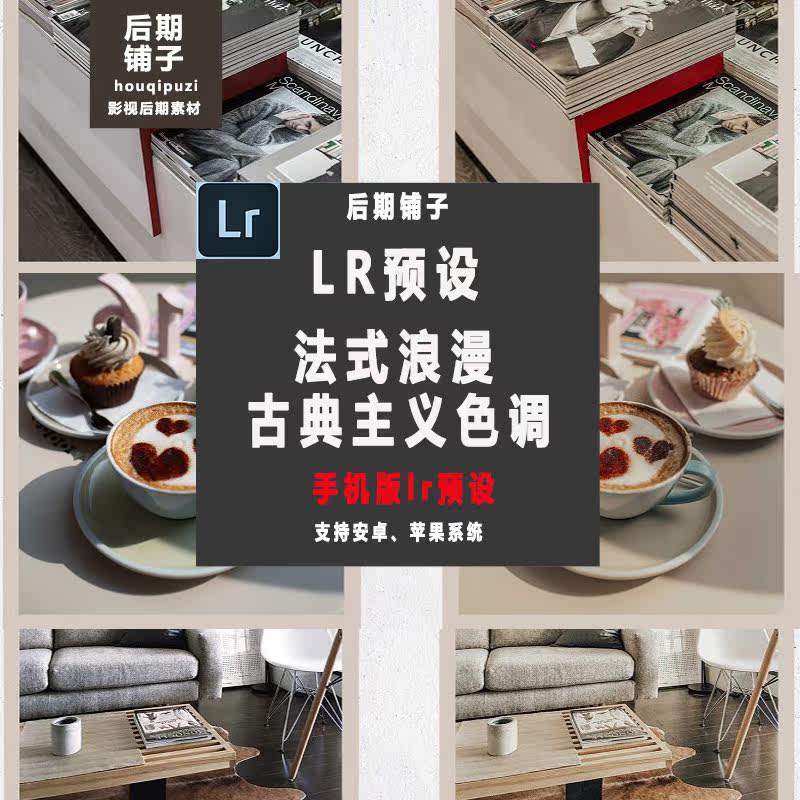 INS风网红旅拍人像浪漫古典主义色调手机版LR预设 iPhoneiPad安卓 - 实物图