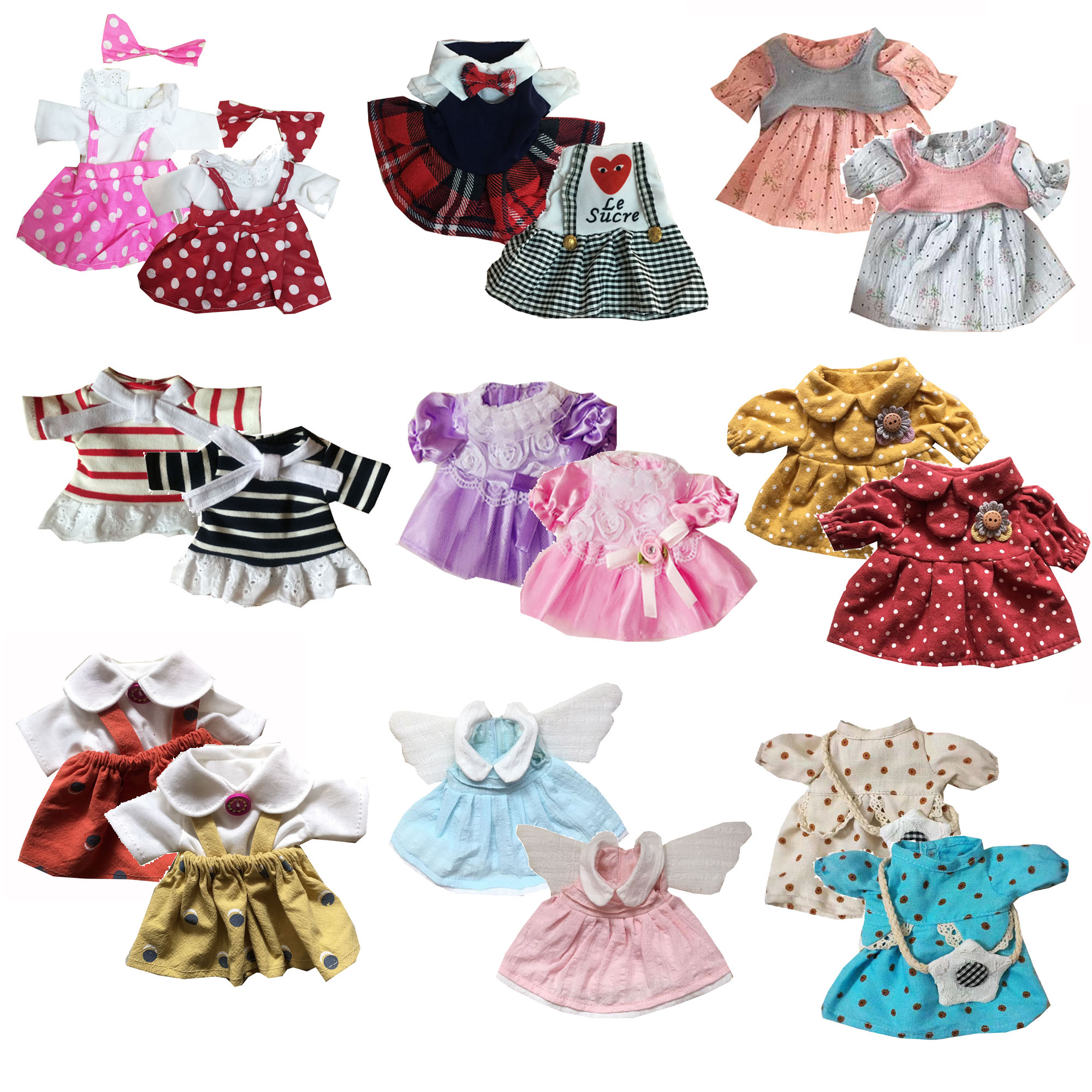 娃娃衣服砂糖兔公仔替换服装包邮