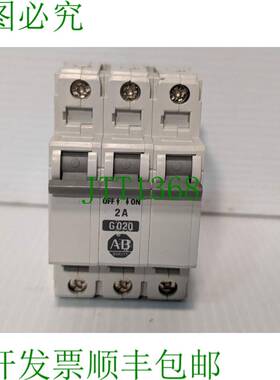 原装供应AB Allen-Bradley 1492-CB3 G020 Ser B 3极电机控制器-