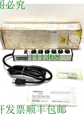 原装供应Wiremold ULB620-6 电阻电源板带 1.8m 线 20 AMP 6 插座