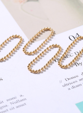 diy美国包金注金珠子戒指