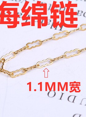 美国包金注金海绵项链