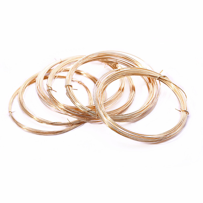 美国进口14K包金半硬线