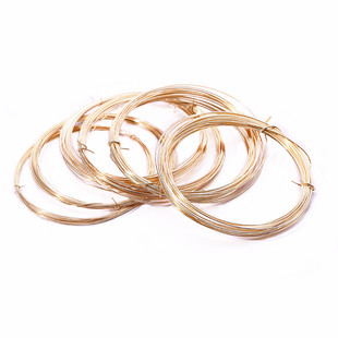 美国进口14K包金注金金线金丝天然水晶绕线造型线半硬线 不易掉色