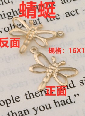 diy美国14K包金小吊坠