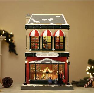 美国Mr.Christmas圣诞玩具屋音乐盒八音盒摆件儿童生日礼物男女孩