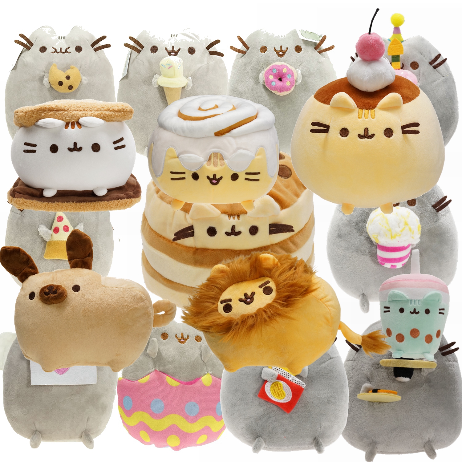 Pusheen 胖吉猫 饼干猫 毛绒玩具 公仔 抓机玩偶 夹机娃娃礼物