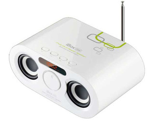 iBox迷你音响低音炮 便携式插卡小音箱 收音机老人音乐u盘播放器